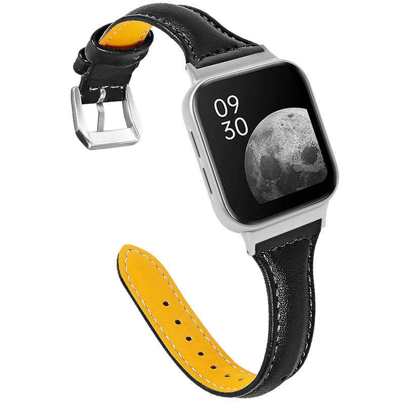 Quick Release Watch Band Top Grain Cowhide Genuine Leather Watch Strap for Oppo Watch 41mm Quick Release Watch Band Top Grain Cowhide Genuine Leather Watch Strap for Oppo Watch 41mm